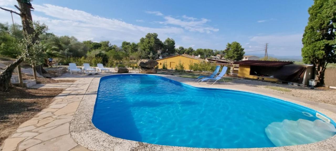 Casa Con Vistas, Piscina Y Animales De Granja, La Caseta Tarragona Buitenkant foto