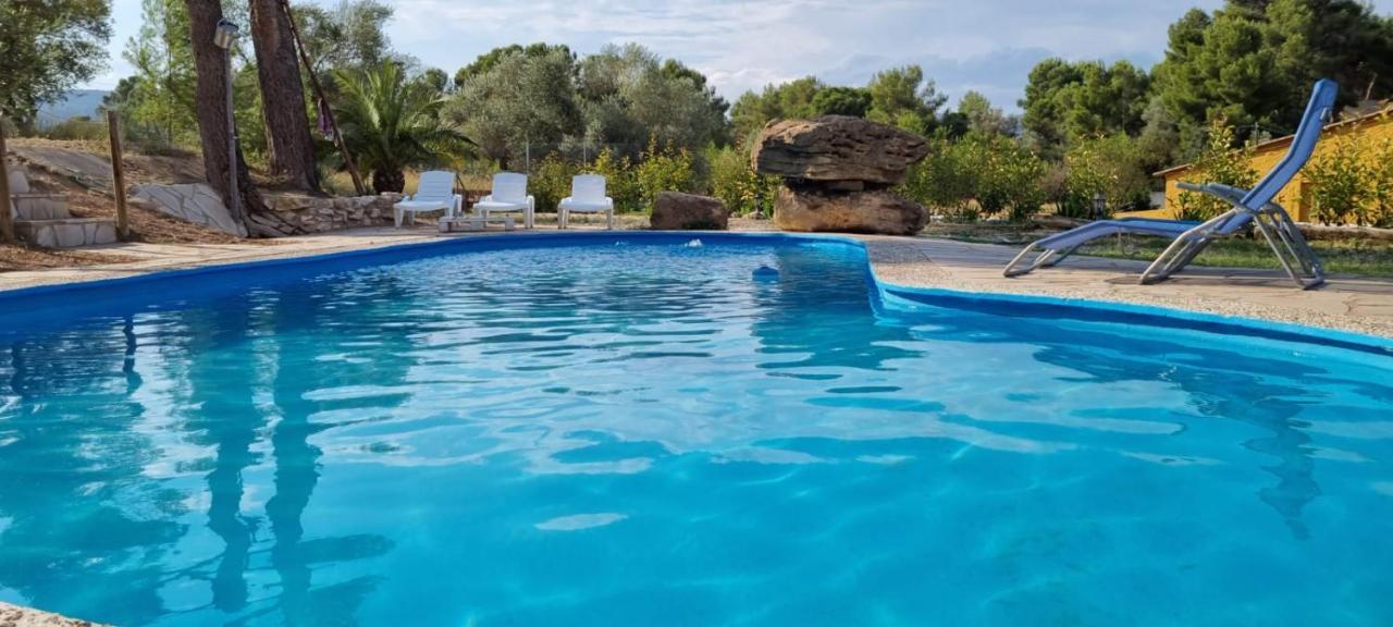 Casa Con Vistas, Piscina Y Animales De Granja, La Caseta Tarragona Buitenkant foto